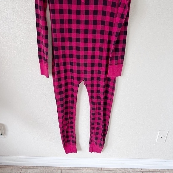 Victoria’s Secret pink red plaid onesie size medium - Picture 4 of 14